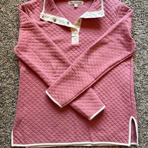 Rose Quilted Sweater